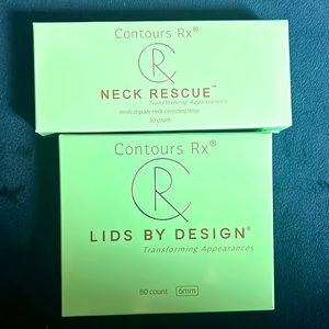 Contours Rx Neck Rescue and Lids by Design.